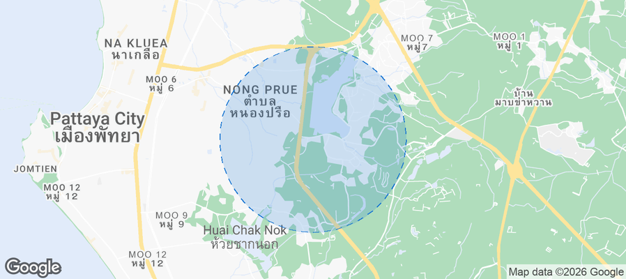 Amphoe Bang Lamung Airbnb map